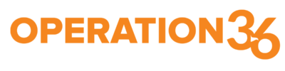 Operation 36 Golf Academy Logo - Orange and White